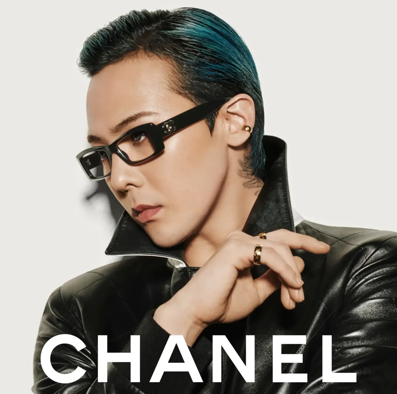 Gafas graduadas Chanel rectangulares hombre